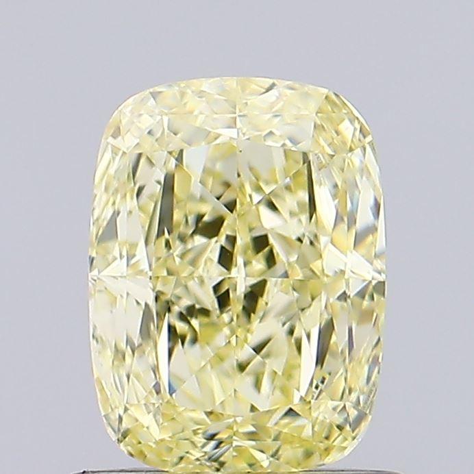 0.94 Ct. Fancy Yellow Cushion Lab Grown Diamond