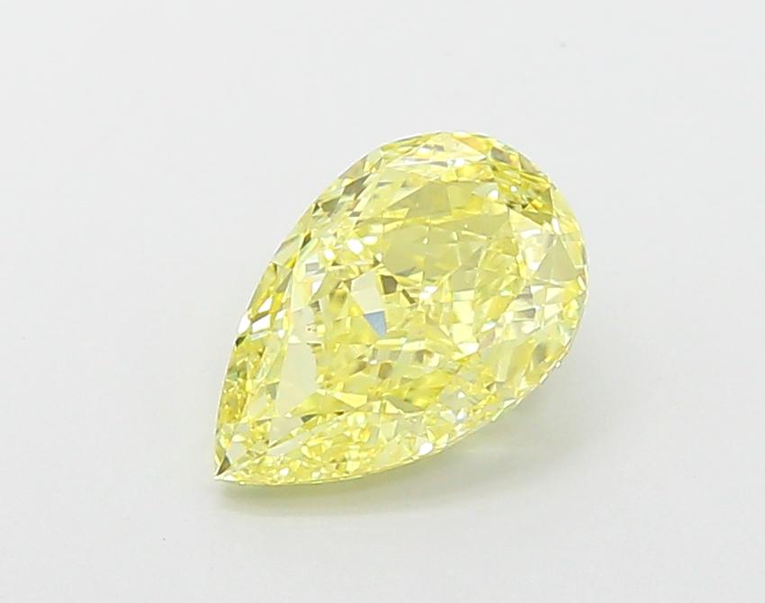 1.70 Ct. Fancy Intense Yellow Pear Lab Grown Diamond