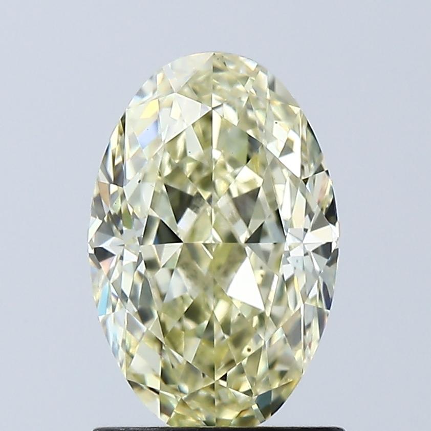1.53 Ct. Fancy Yellow Oval Lab Grown Diamond