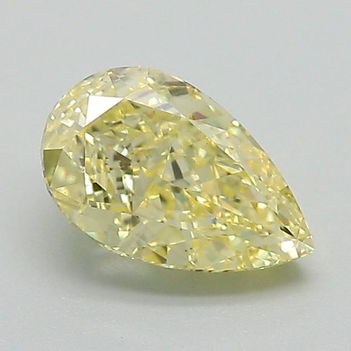 1.09 Ct. Fancy Yellow Pear Lab Grown Diamond