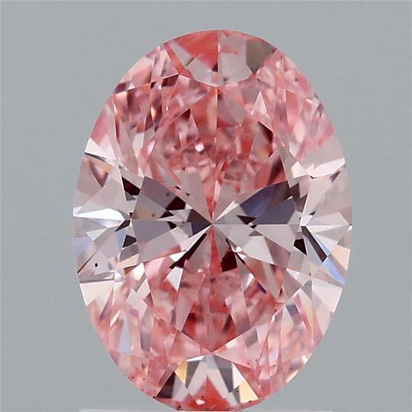 1.50 Ct. Fancy Vivid Pink Oval Lab Grown Diamond