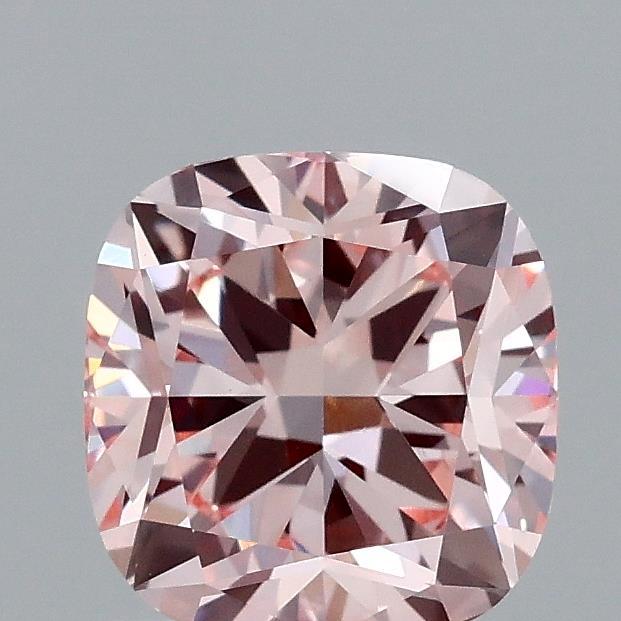 1.43 Ct. Fancy Intense Pink Cushion Lab Grown Diamond