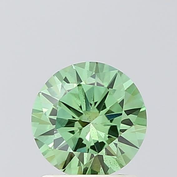 1.00 Ct. Fancy Vivid Green Round Lab Grown Diamond
