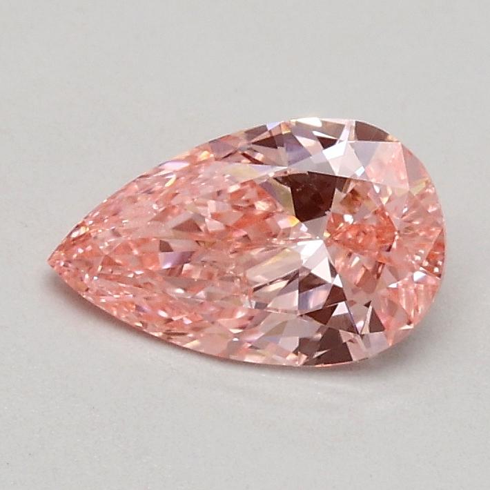 0.47 Ct. Fancy Vivid Pink Pear Lab Grown Diamond