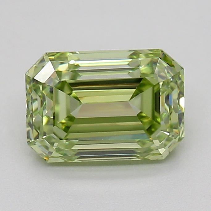 0.80 Ct. Fancy Vivid Green Emerald Lab Grown Diamond