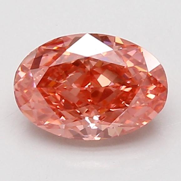 1.60 Ct. Fancy Vivid Pink Oval Lab Grown Diamond