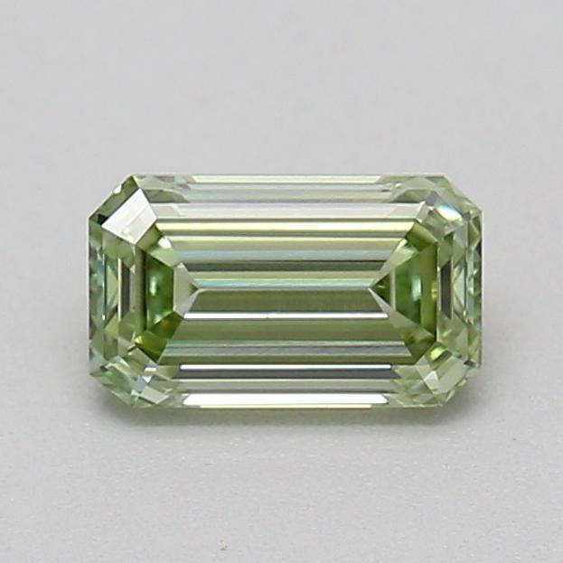 0.31 Ct. Fancy Intense  Green Emerald Lab Grown Diamond