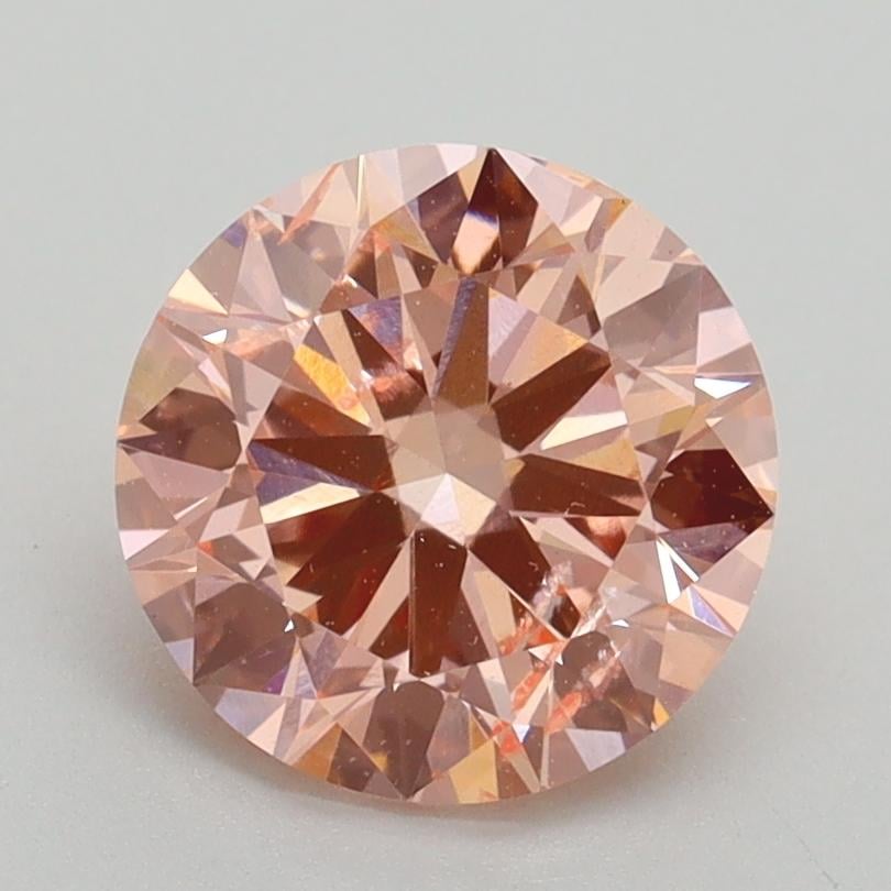 2.00 Ct. Fancy Intense Pink Round Lab Grown Diamond