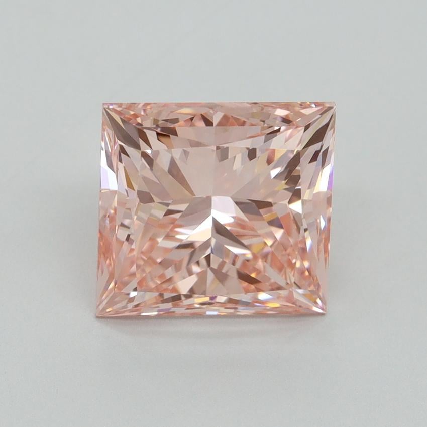 4.02 Ct. Fancy Intense Pink Princess Lab Grown Diamond