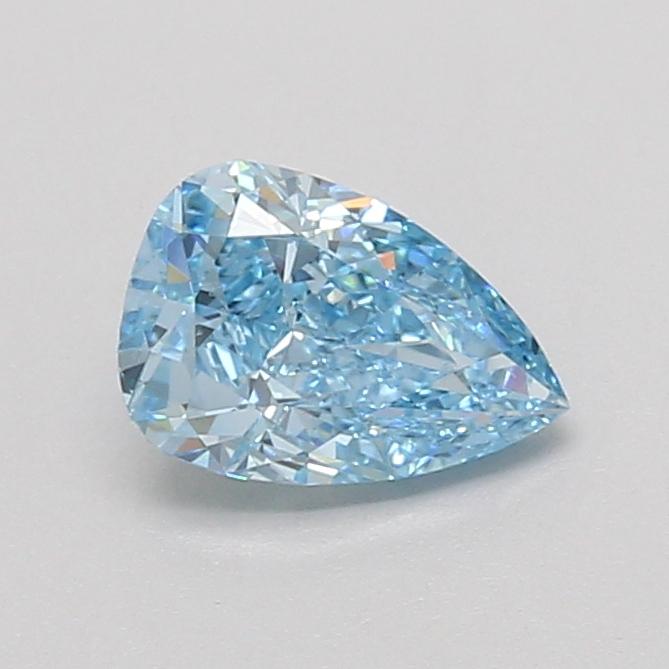 1.03 Ct. Fancy Vivid Blue Pear Lab Grown Diamond