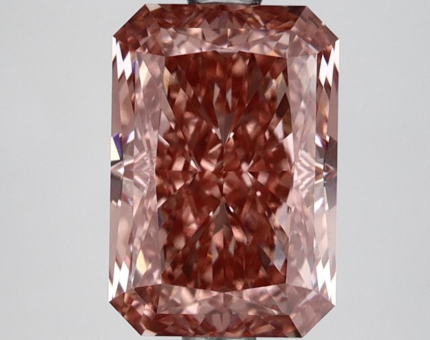 2.77 Ct. Fancy Vivid Pink Radiant Lab Grown Diamond