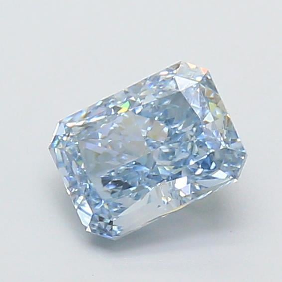 1.02 Ct. Fancy Vivid Blue Radiant Lab Grown Diamond