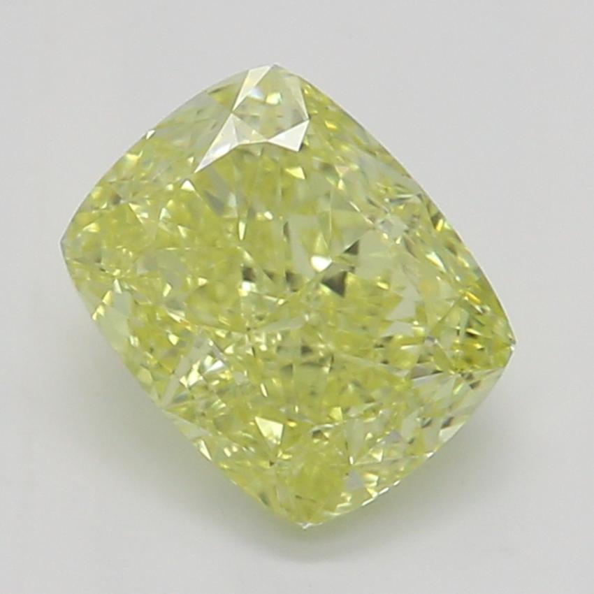 0.60 Ct. Fancy Intense Yellow Cushion Diamond