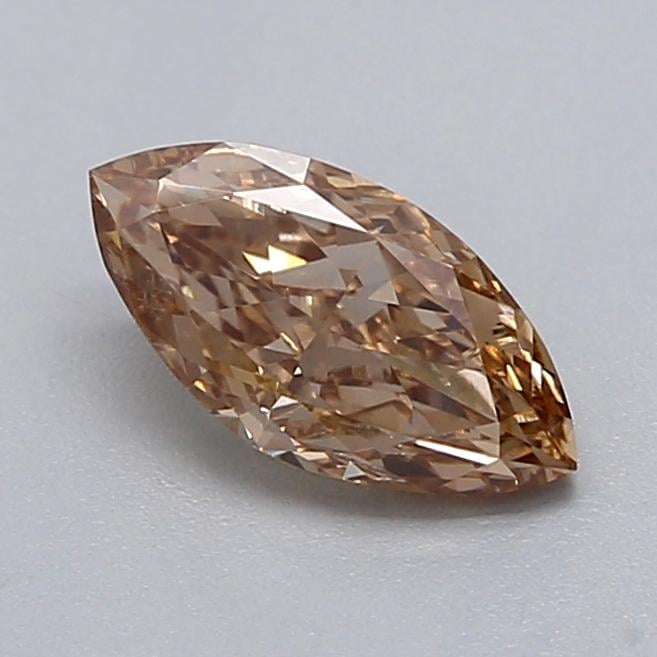 0.52 Ct. Light  Brown Marquise Lab Grown Diamond
