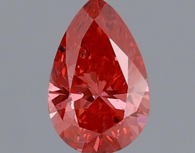 0.43 Ct. Fancy Deep Pink Pear Lab Grown Diamond