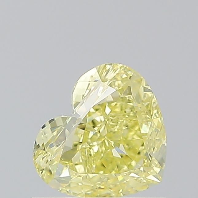1.00 Ct. Fancy Intense  Yellow Heart Diamond