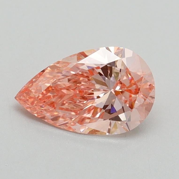0.73 Ct. Fancy Vivid Pink Pear Lab Grown Diamond
