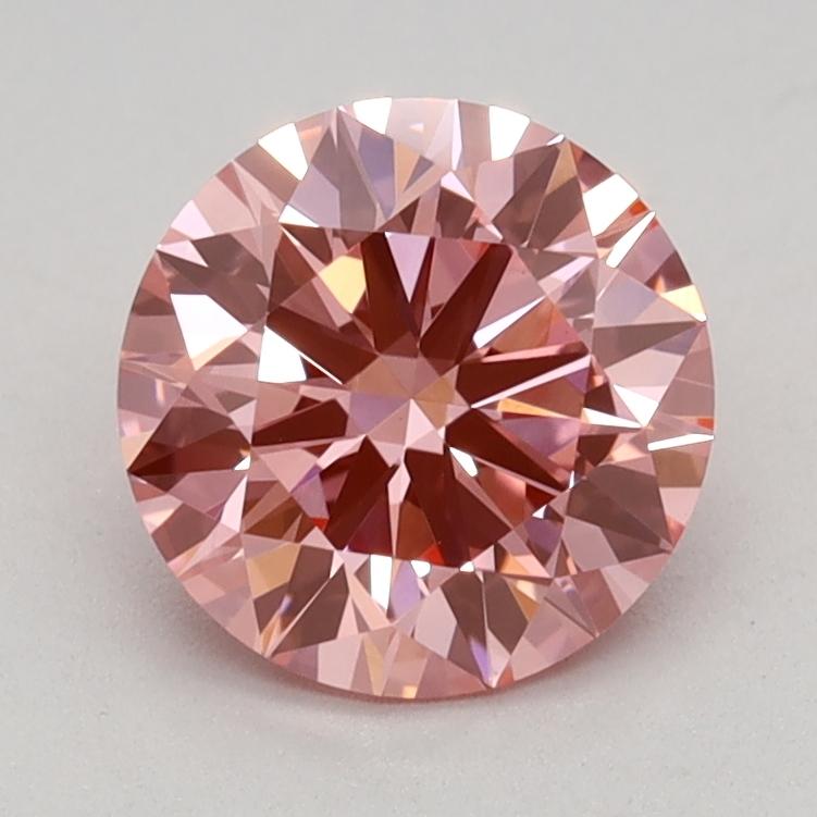 1.02 Ct. Fancy Vivid Pink Round Lab Grown Diamond