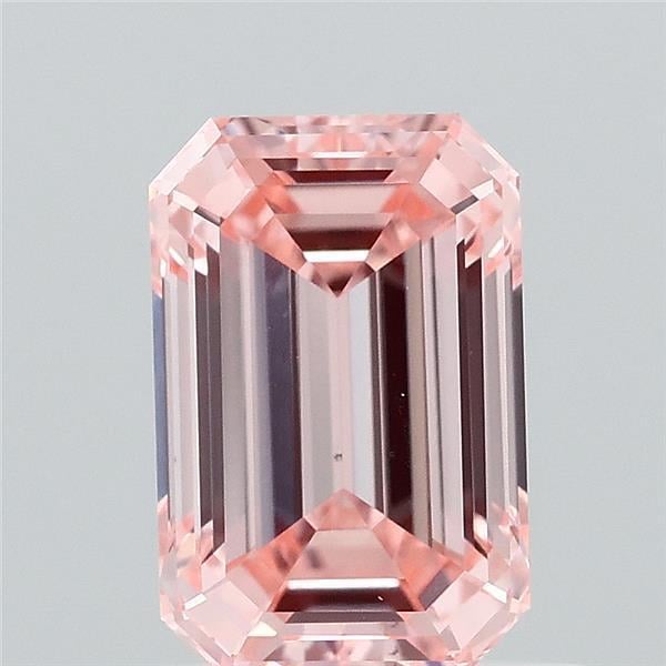 1.01 Ct. Fancy Vivid Pink Emerald Lab Grown Diamond