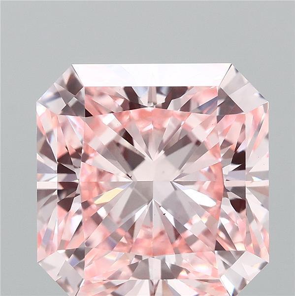 2.84 Ct. Fancy Vivid Pink Radiant Lab Grown Diamond