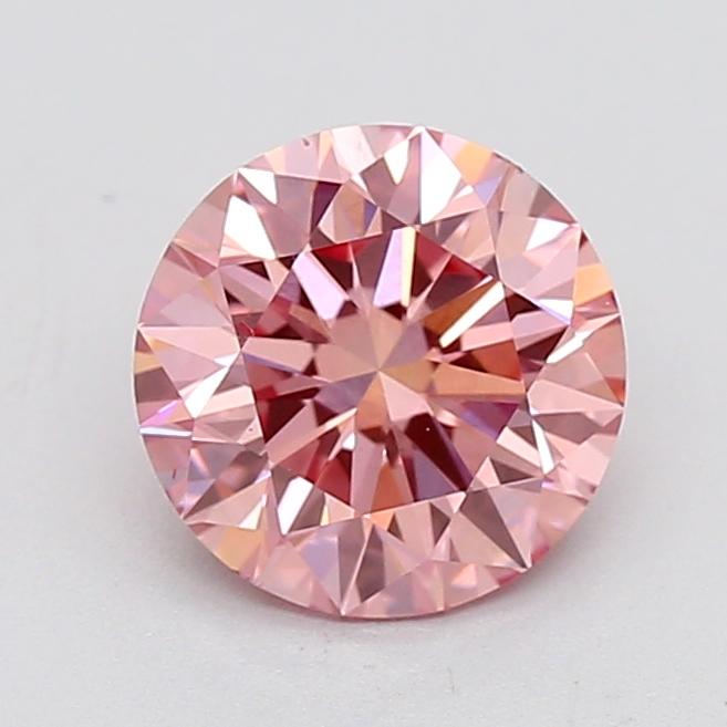 1.52 Ct. Fancy Vivid  Pink Round Lab Grown Diamond