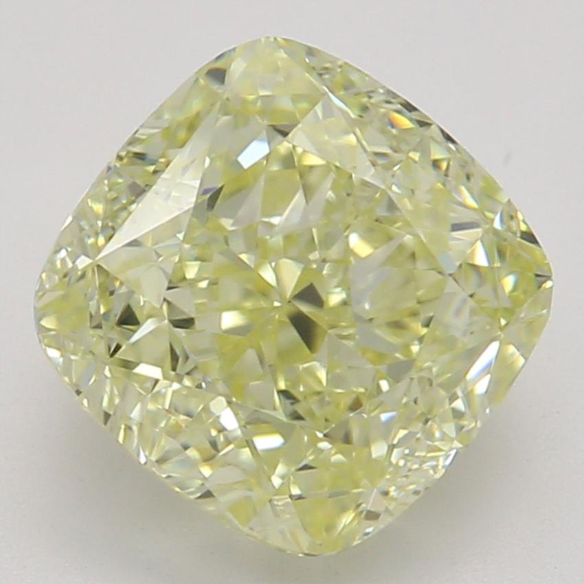 1.54 Ct. Fancy Light Yellow Cushion Diamond