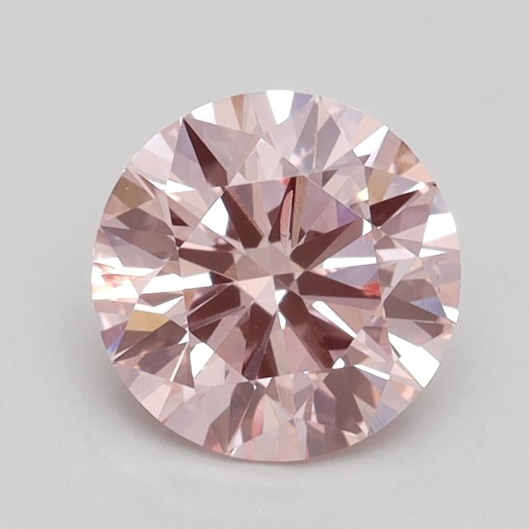 1.35 Ct. Fancy Intense Pink Round Lab Grown Diamond