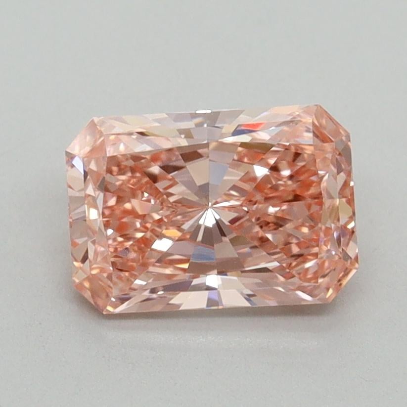 1.26 Ct. Fancy Vivid Pink Radiant Lab Grown Diamond