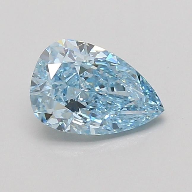 1.04 Ct. Fancy Vivid Blue Pear Lab Grown Diamond