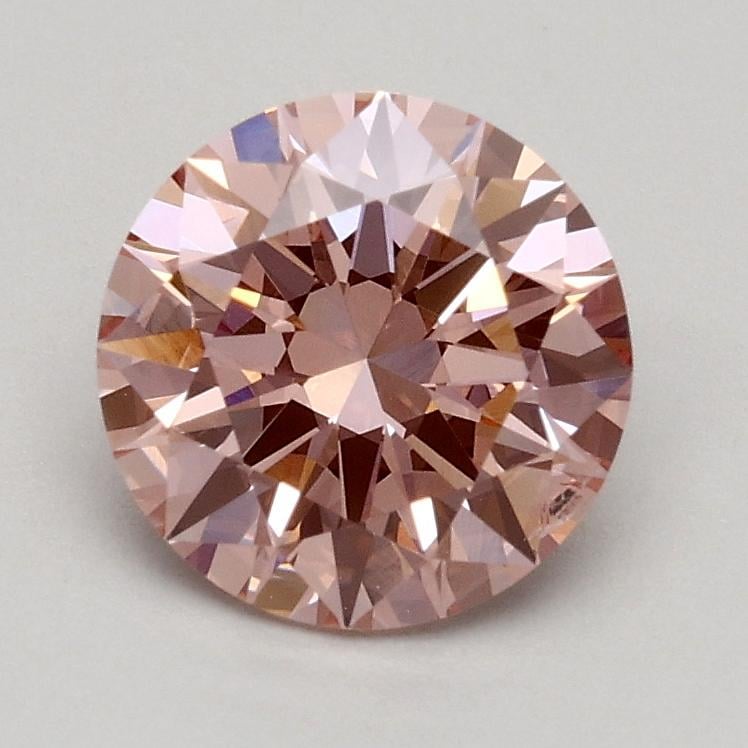 1.01 Ct. Fancy Intense Pink Round Lab Grown Diamond