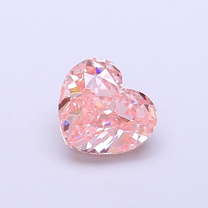 1.01 Ct. Fancy Intense  Pink Heart Lab Grown Diamond