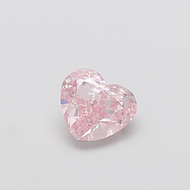0.98 Ct. Fancy Intense  Pink Heart Lab Grown Diamond