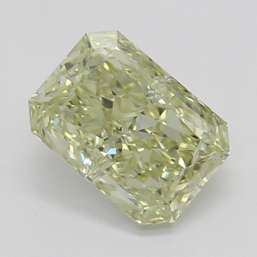 0.52 Ct. Fancy Greenish Yellow Radiant Diamond