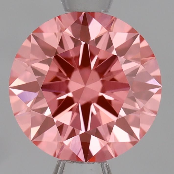1.02 Ct. Fancy Vivid Pink Round Lab Grown Diamond