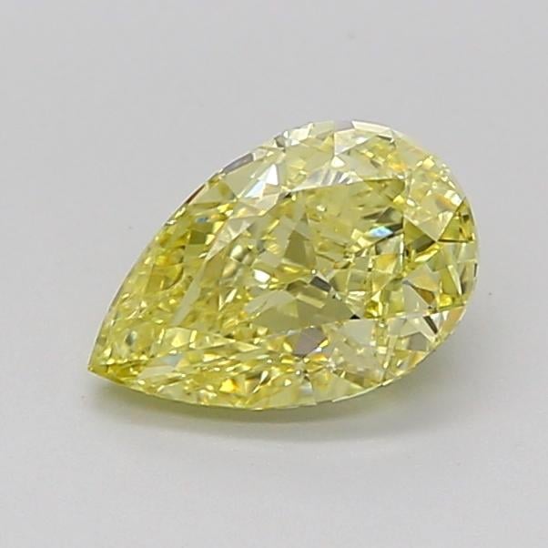 1.00 Ct. Fancy Intense Yellow Pear Lab Grown Diamond