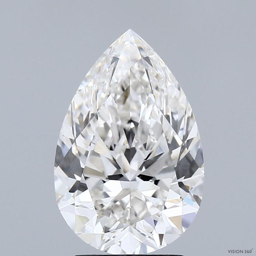 2.74 Ct. Fancy Vivid Pink Pear Lab Grown Diamond