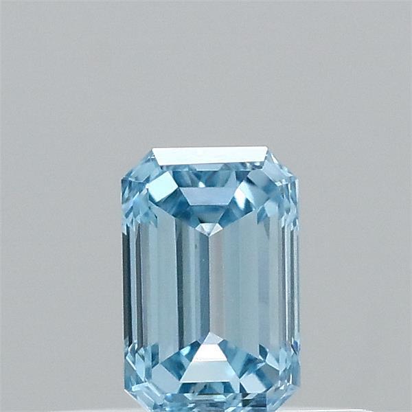 0.30 Ct. Fancy Vivid Blue Emerald Lab Grown Diamond