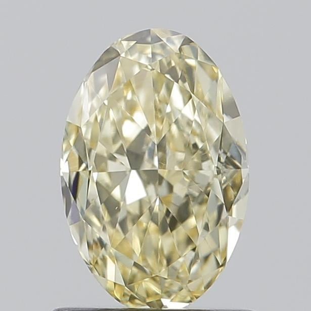 0.95 Ct. Fancy Yellow Oval Lab Grown Diamond