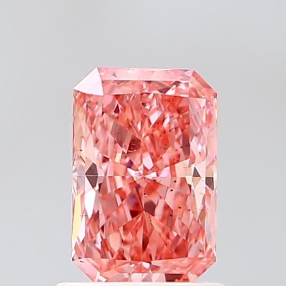 1.08 Ct. Fancy Vivid Pink Radiant Lab Grown Diamond
