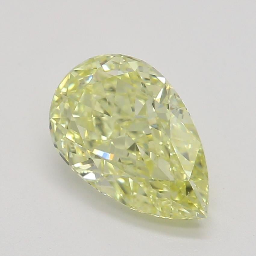 0.70 Ct. Fancy Yellow Pear Diamond