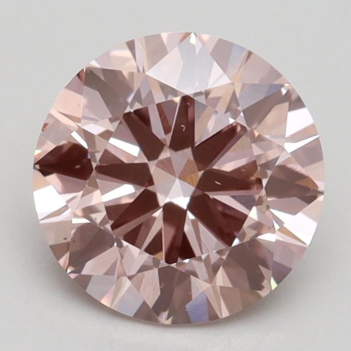 1.65 Ct. Fancy Intense Pink Round Lab Grown Diamond
