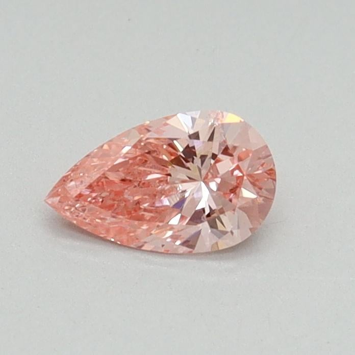 0.31 Ct. Fancy Vivid Pink Pear Lab Grown Diamond