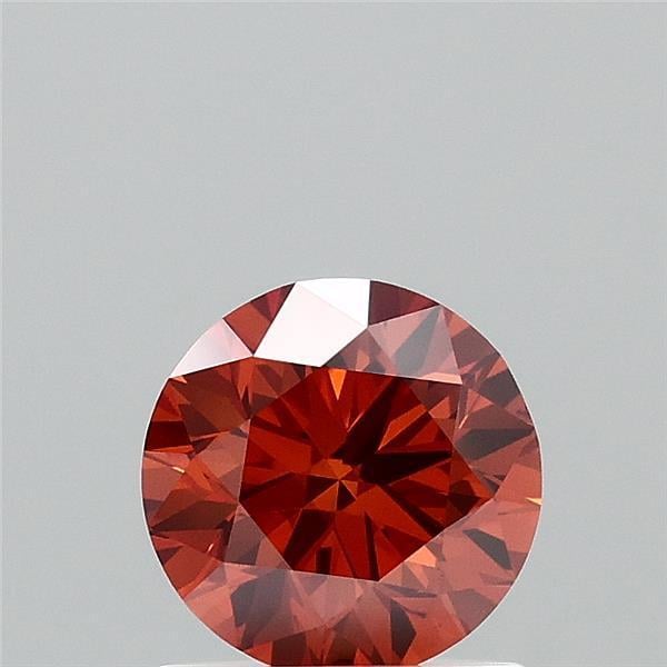 1.00 Ct. Fancy Intense Brownish Orange Round Lab Grown Diamond