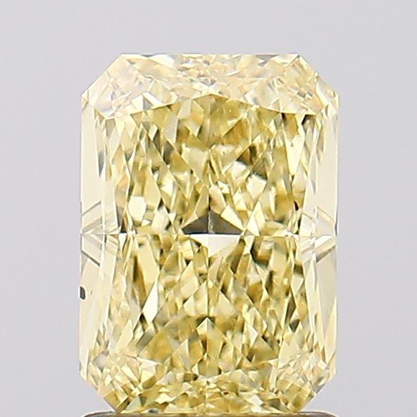 1.52 Ct. Fancy Intense  Yellow Radiant Lab Grown Diamond