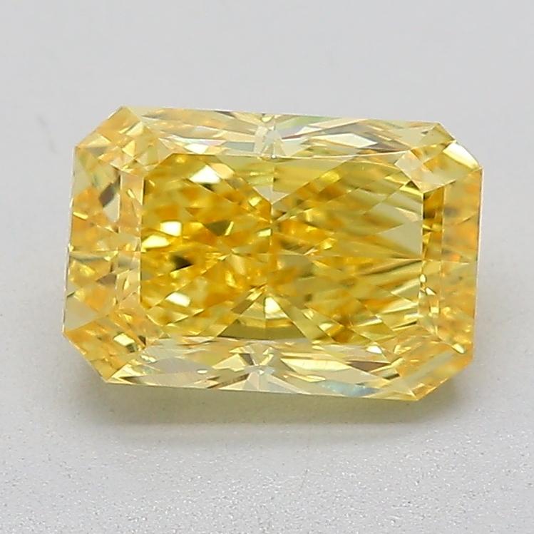 1.53 Ct. Fancy Vivid  Yellow Radiant Lab Grown Diamond
