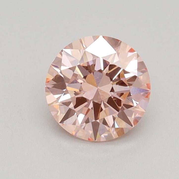 0.71 Ct. Fancy Intense Pink Round Lab Grown Diamond