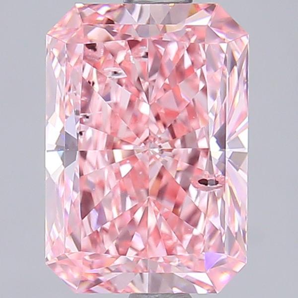 2.79 Ct. Fancy Vivid Pink Radiant Lab Grown Diamond