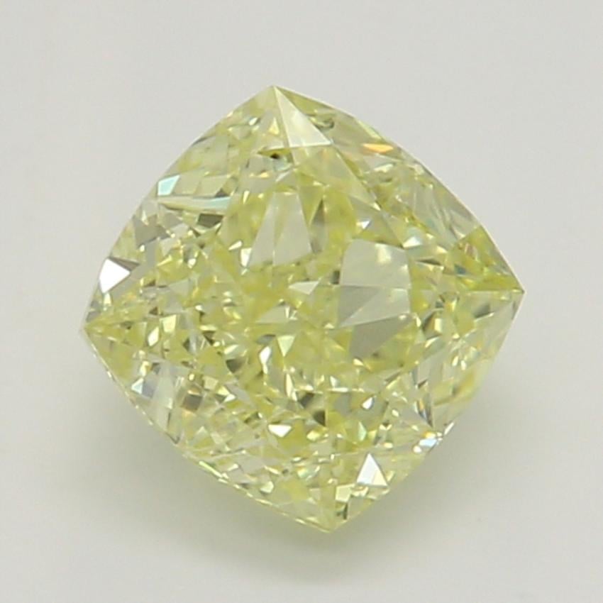 0.50 Ct. Fancy Yellow Cushion Diamond