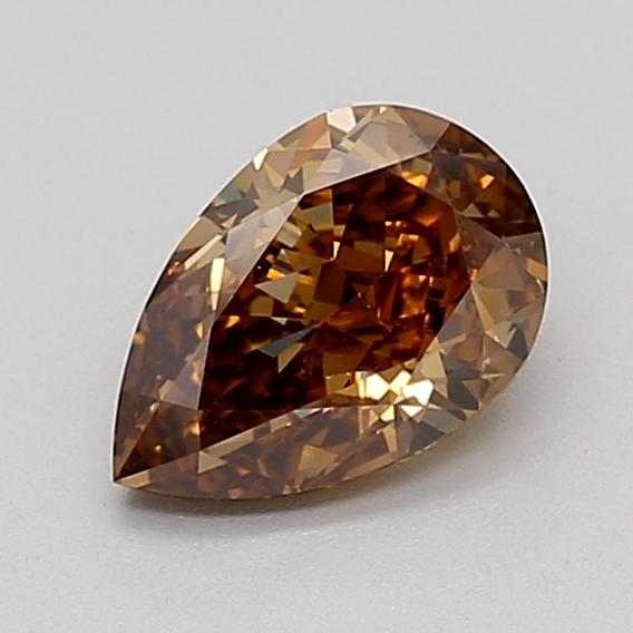 1.04 Ct. Fancy  Brown Pear Lab Grown Diamond