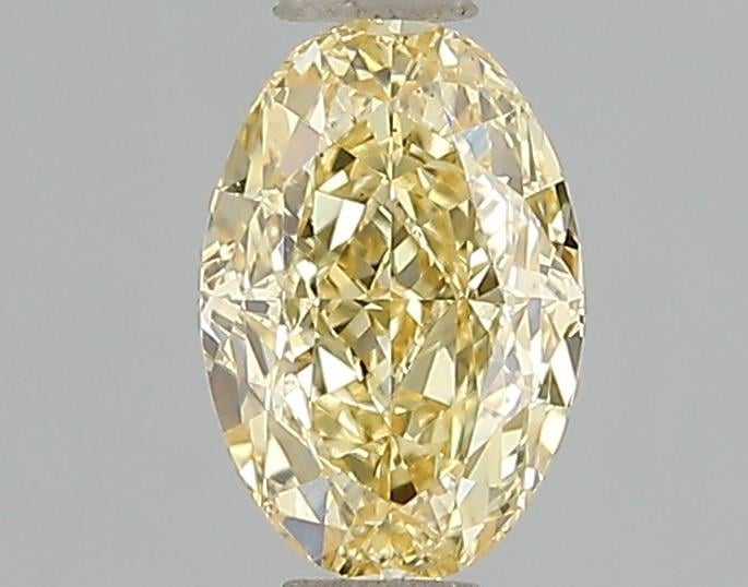 1.07 Ct. Fancy Intense Yellow Oval Lab Grown Diamond
